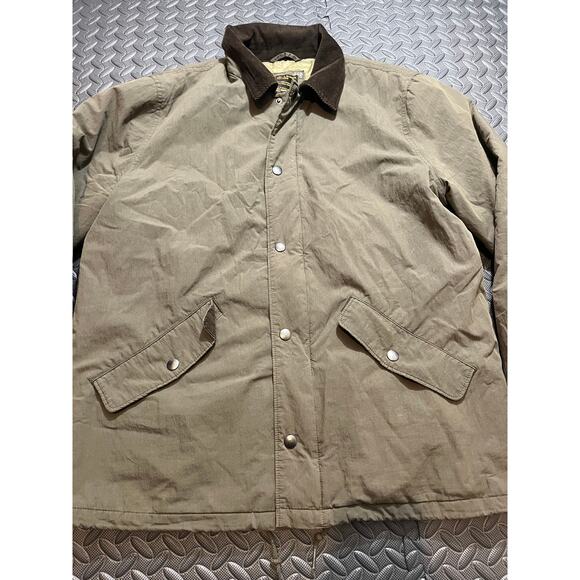 J.Crew Wallace & Barnes Men's Medium Insulated Coach's Jacket PrimaLoft Green - Picture 2 of 9